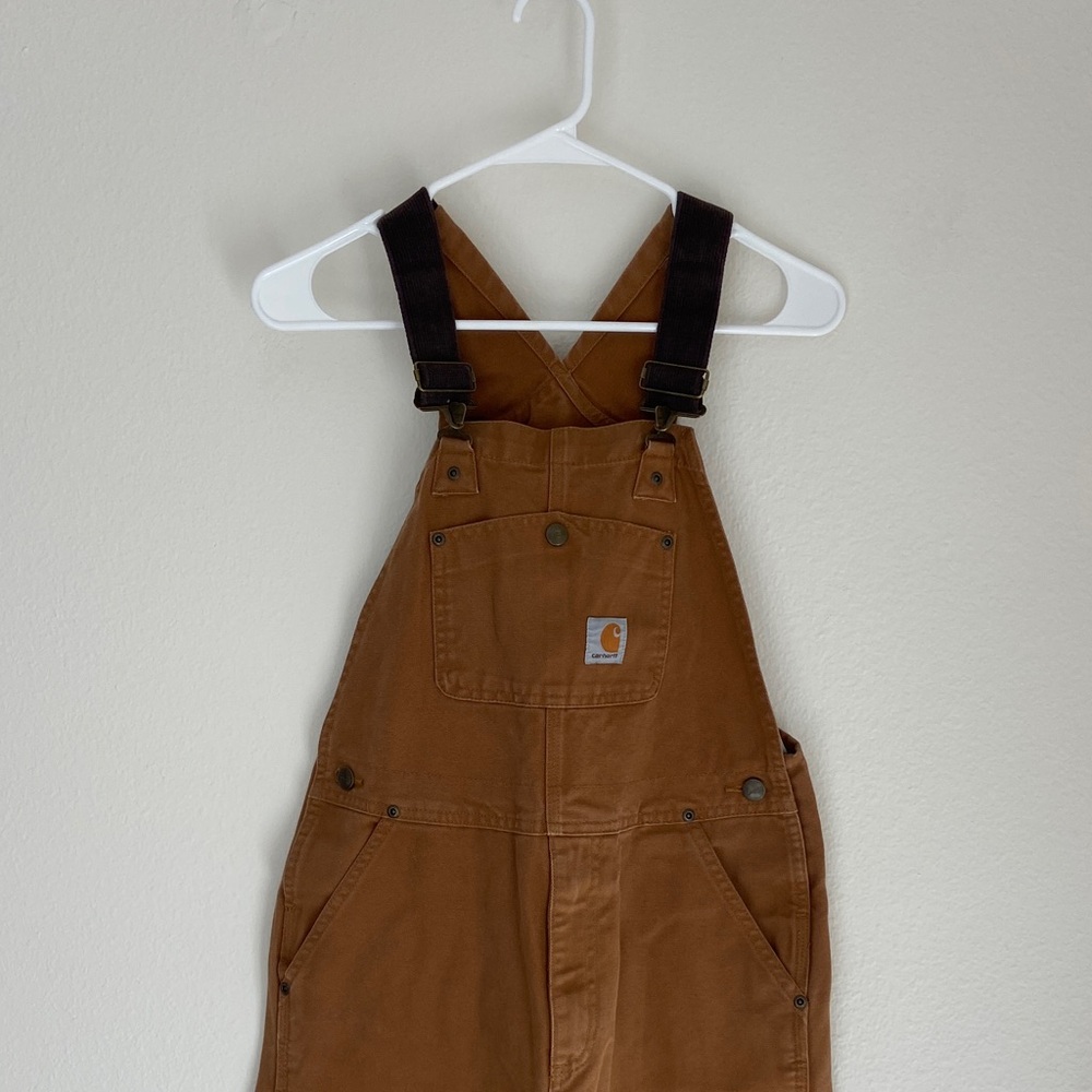 Carhartt Kids Tan Overalls